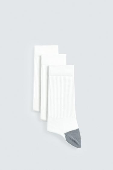 Zara CONTRAST SOCKS 3-PACK - various