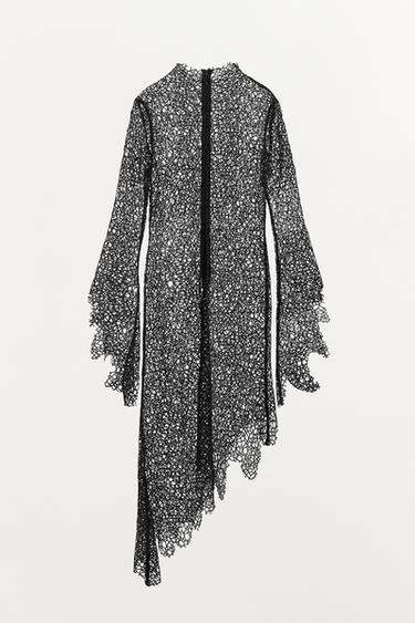 ROBE MIDI ASYMÉTRIQUE LIMITED EDITION - Noir de Zara - Image 1