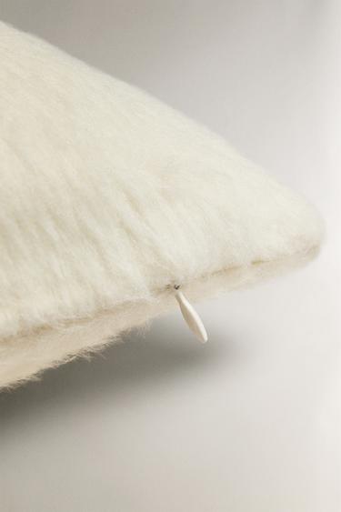 WOOL AND ALPACA CUSHION COVER - Light beige by Zara - Image 3