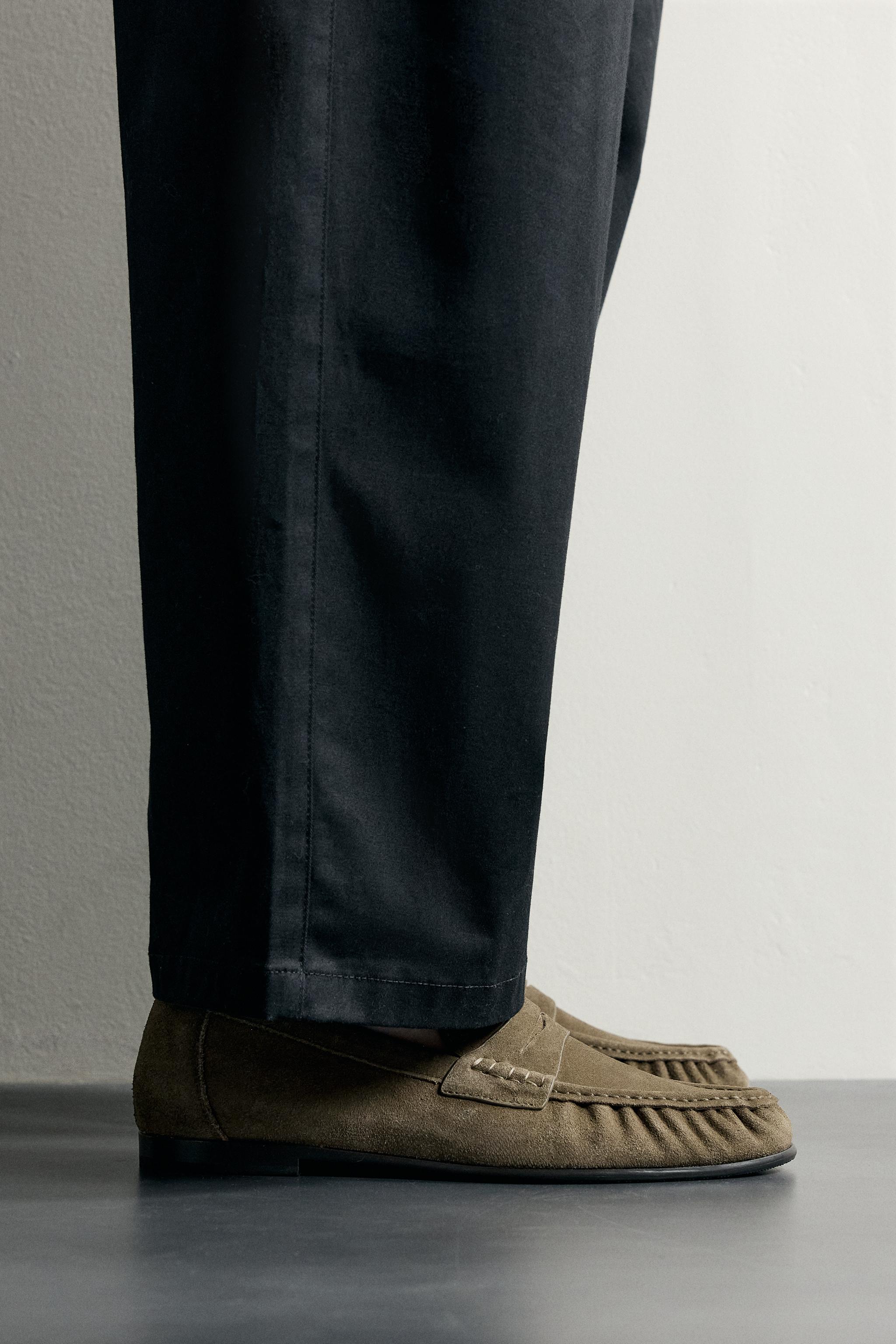LEATHER PENNY LOAFERS