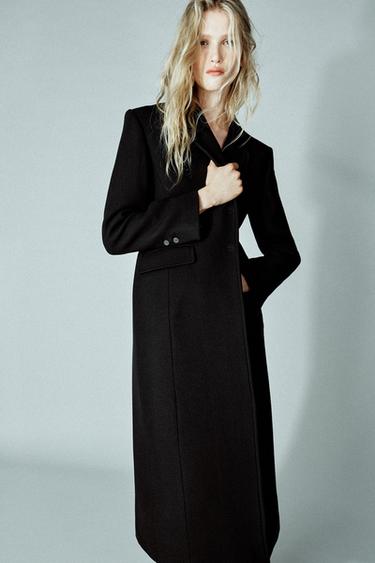 CASACO AJUSTADO ZW COLLECTION - Preto da Zara