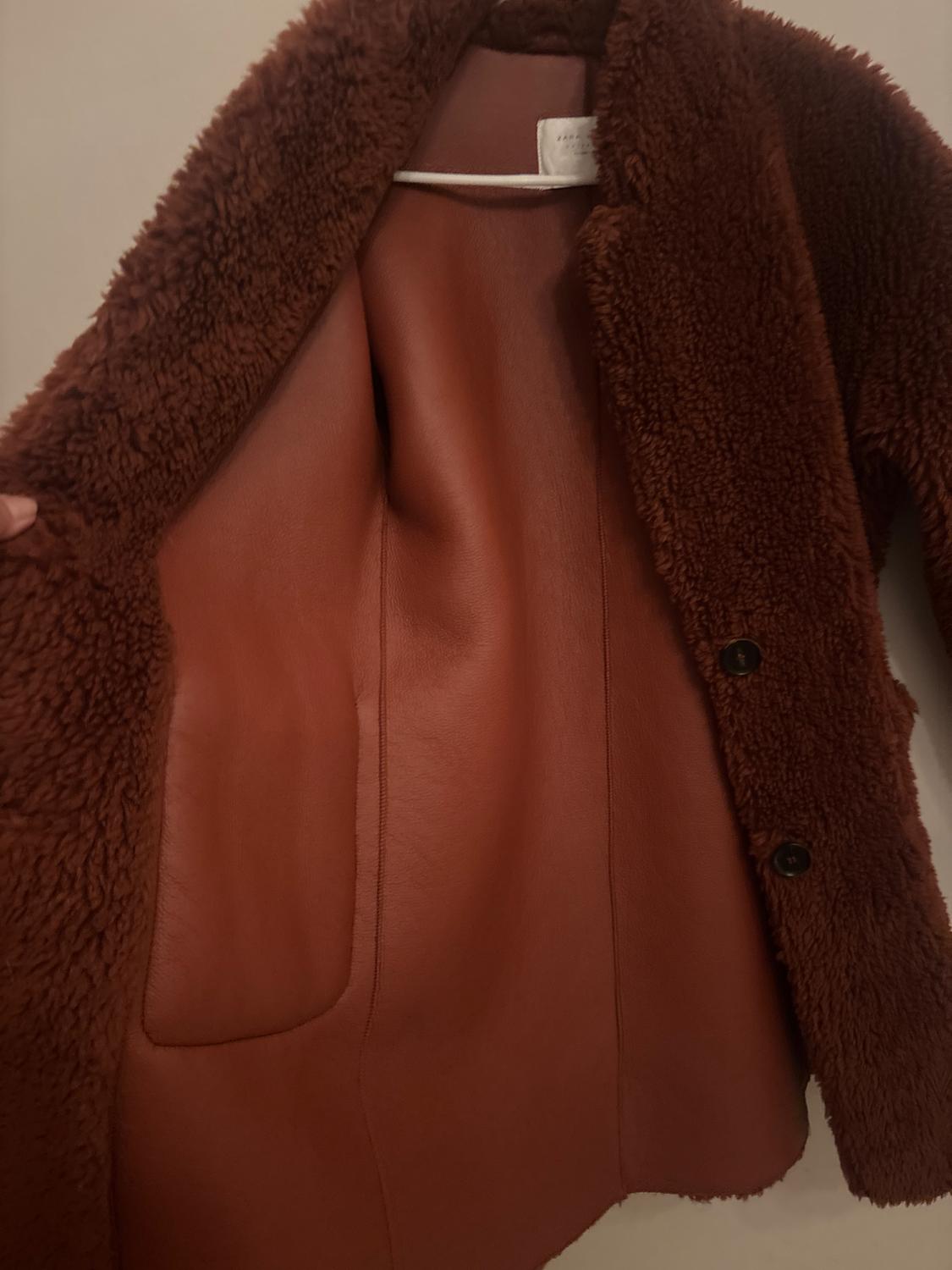 DOUBLE FACED FAUX FUR COAT - Image 6