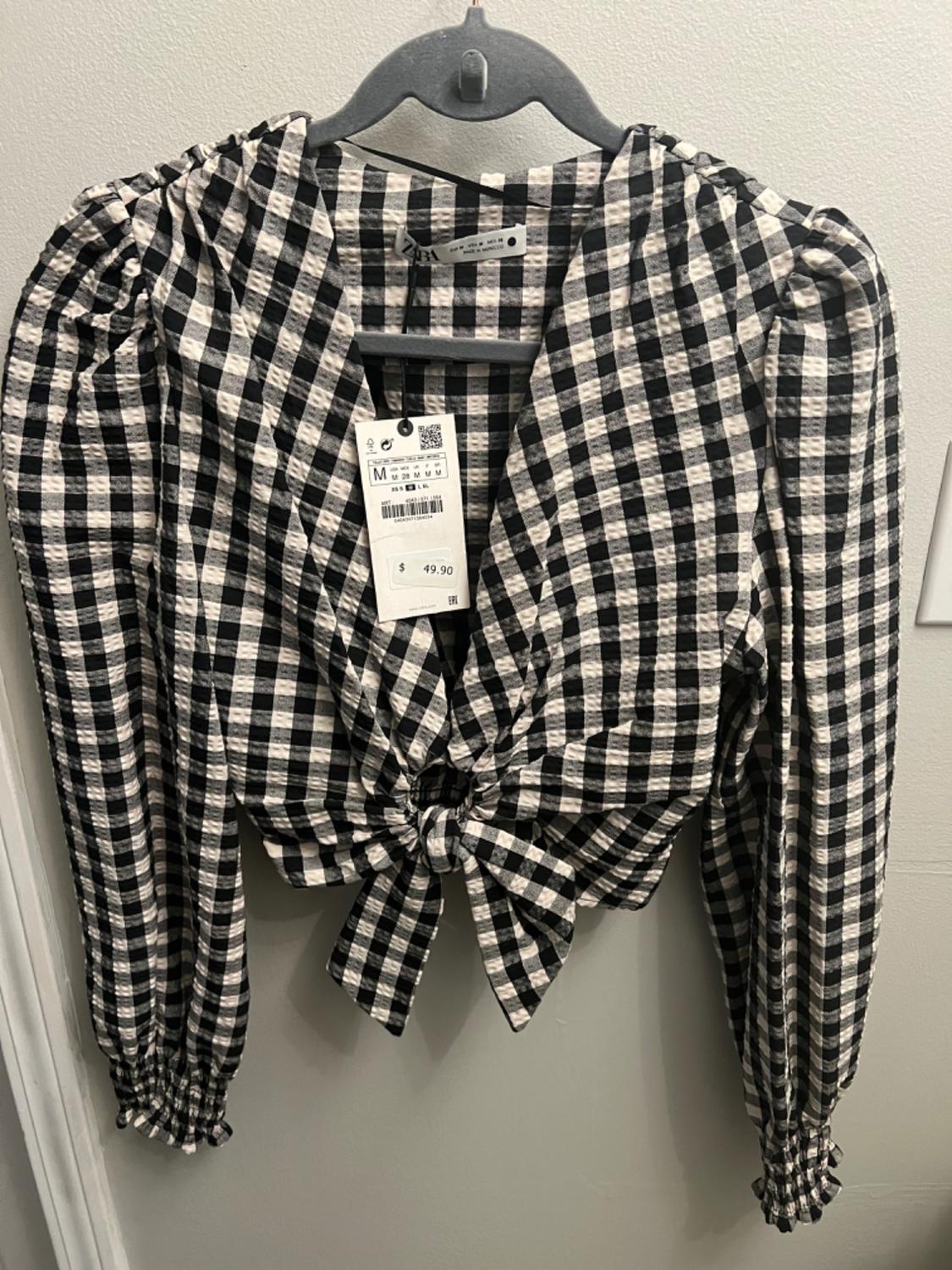 GINGHAM BLOUSE