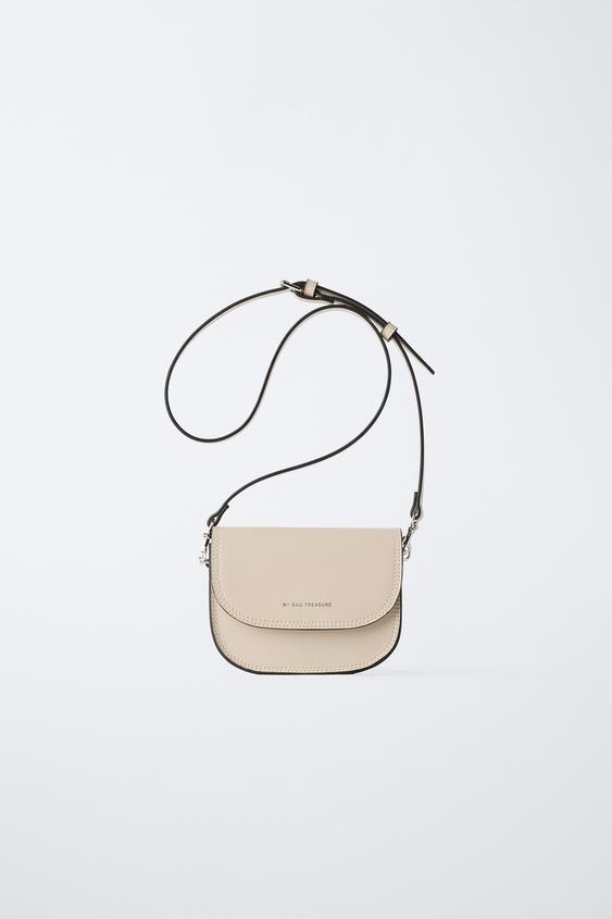 SAC BANDOULI??RE MINI - Blanc ?�cru | ZARA France
