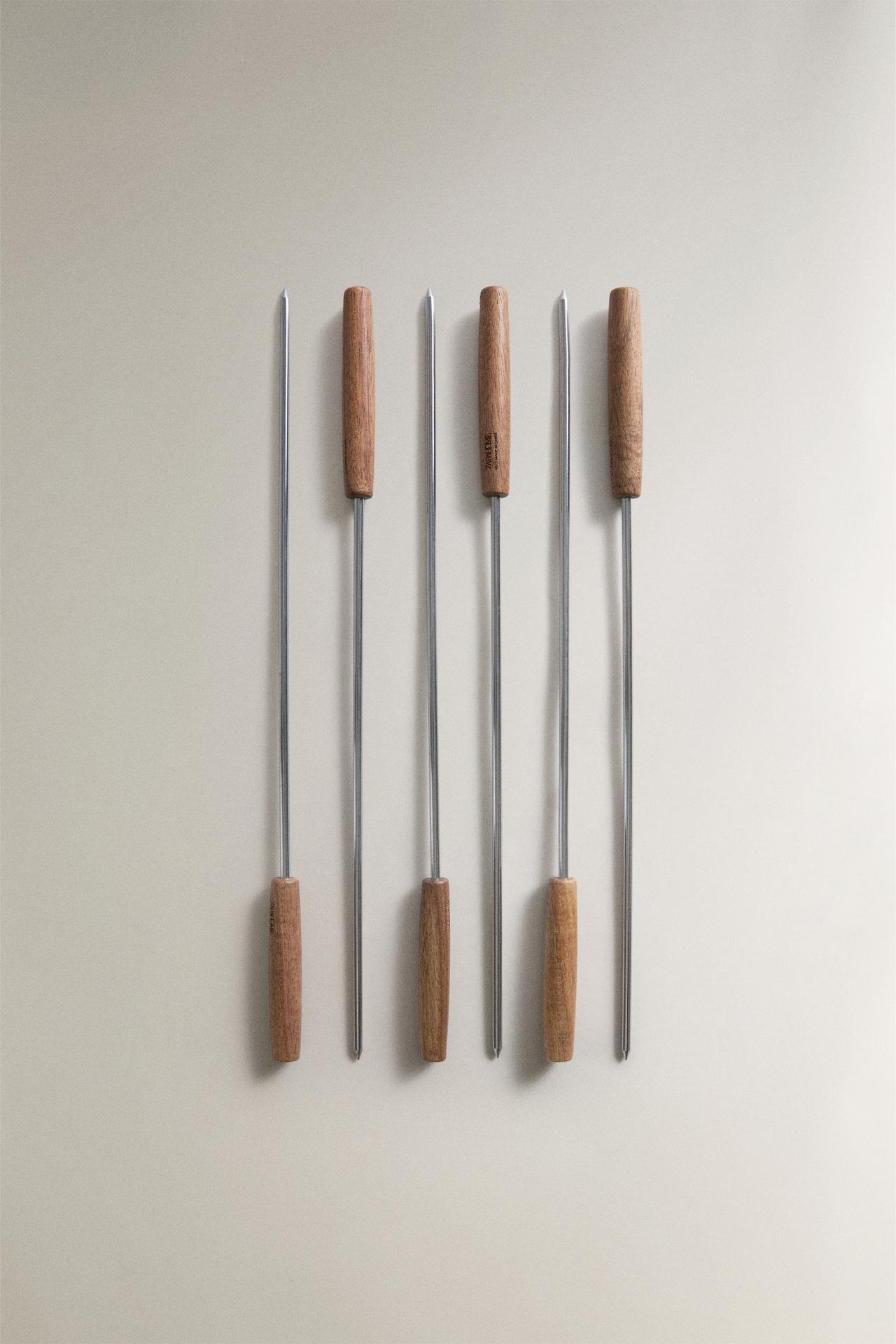 SET OF STEEL SKEWERS (SET OF 5)