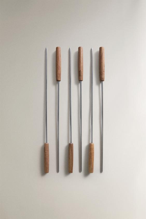 CONJUNTO DE ESPETOS DE AÇO (CONJUNTO DE 5) - Aço da Zara - Imagem 0