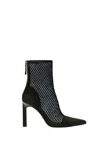 MESH ANKLE BOOTS