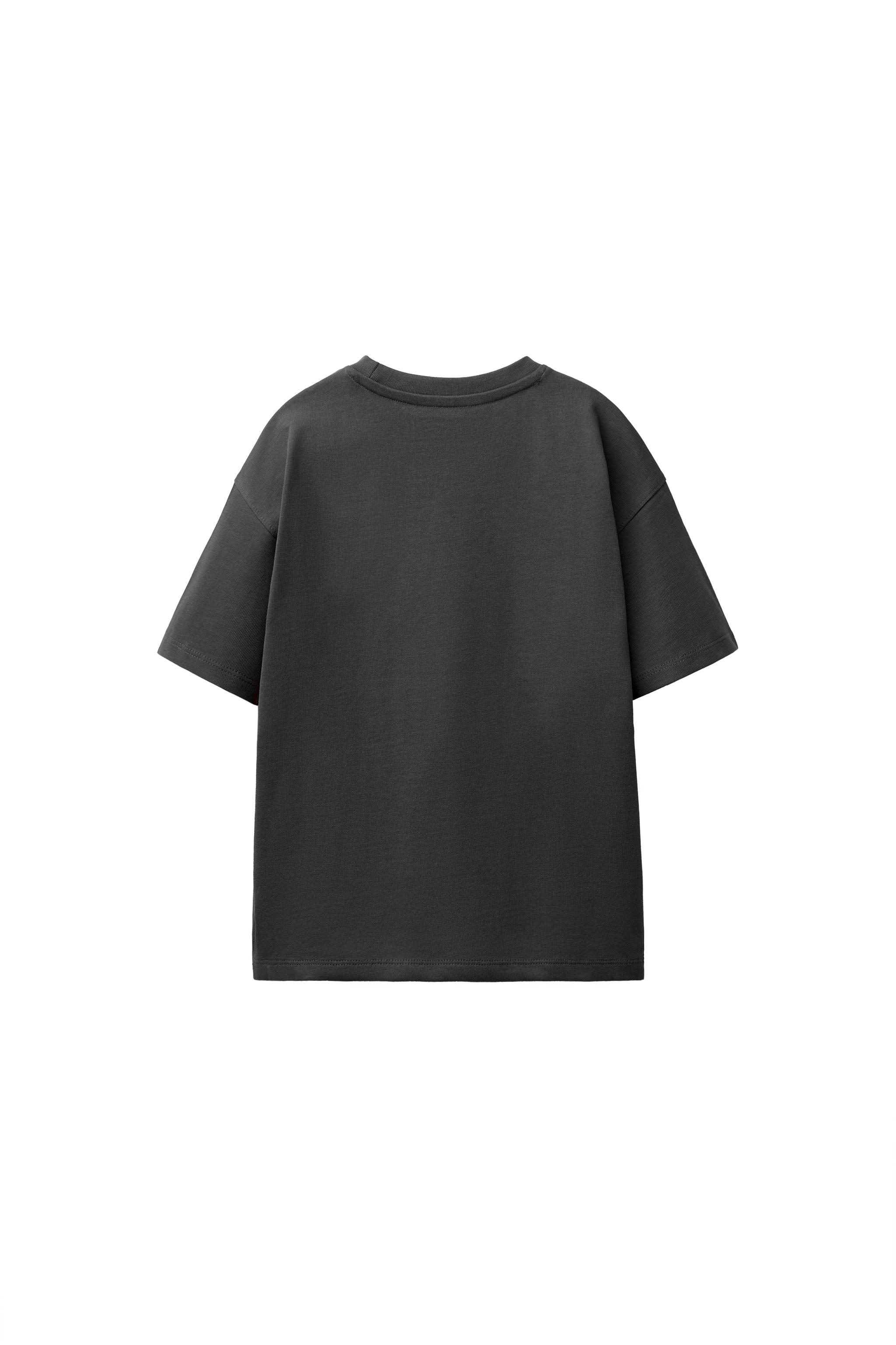 HEAVYWEIGHT EMBROIDERED TEXT T-SHIRT