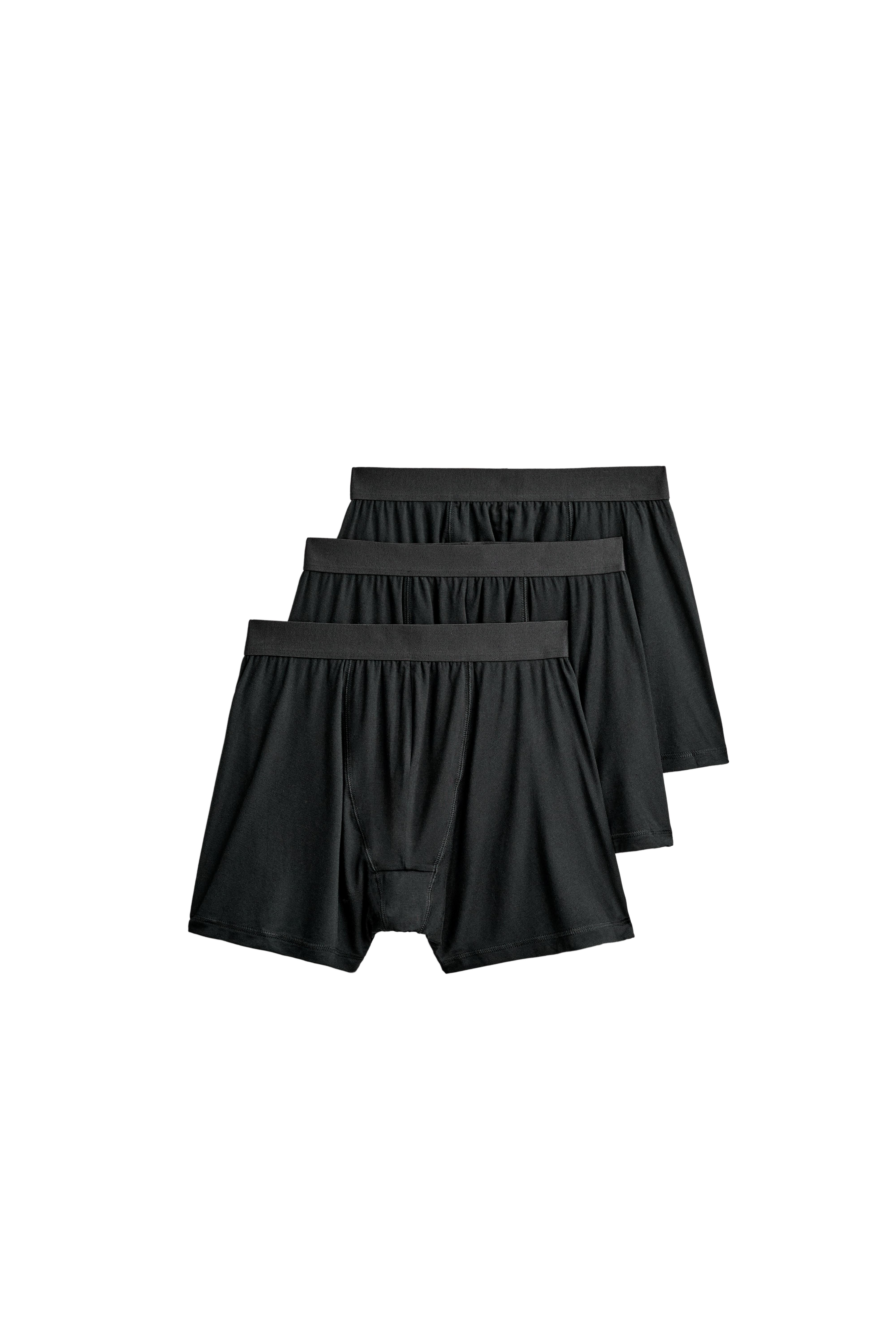 モダール混ボクサーパンツ 3枚セット - ブラック | ZARA Japan / 日本