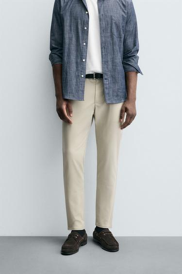 SLIM-FIT-HOSE COMFORT - Steingrau von Zara