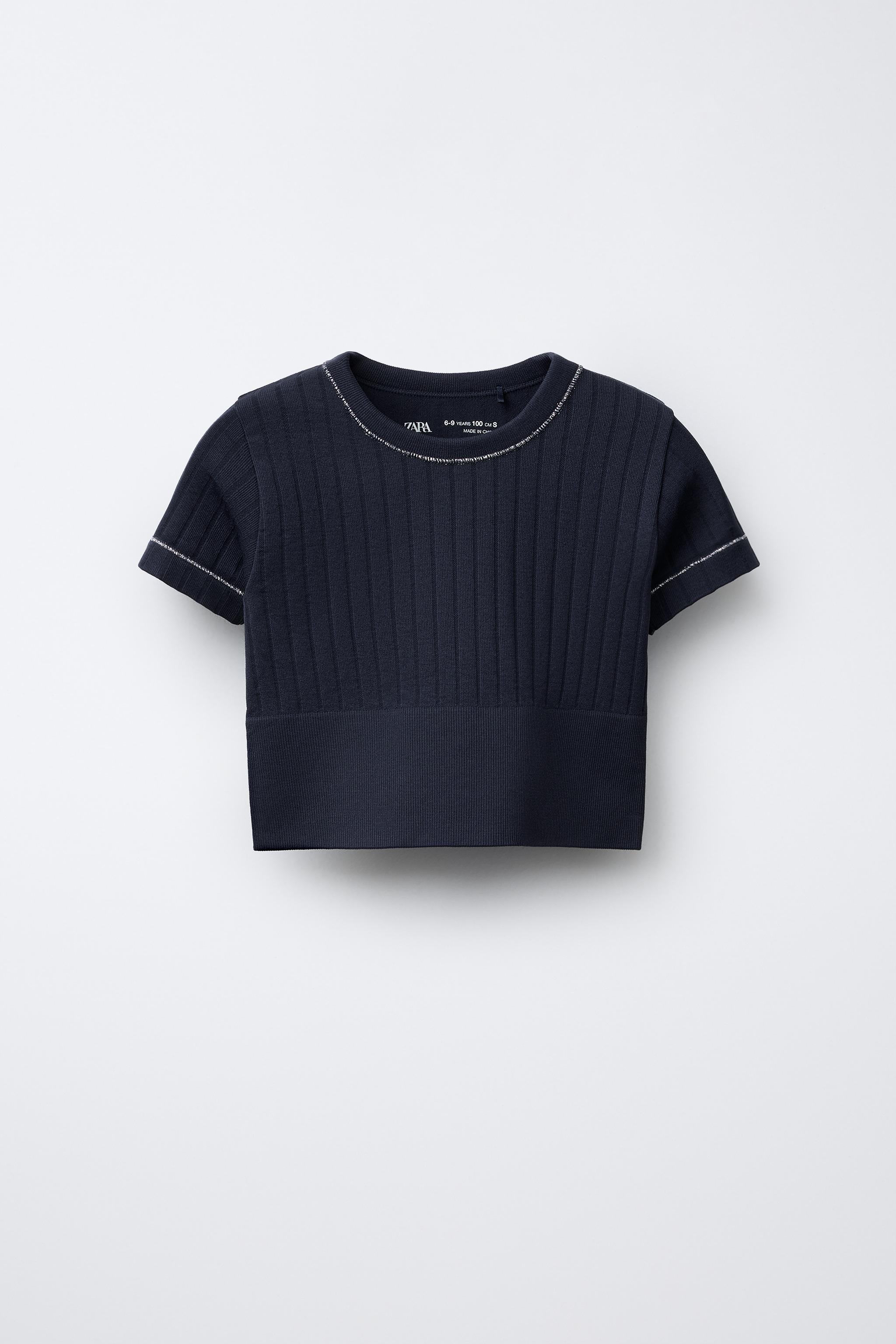 SHINY TRIM SEAMLESS GYM T-SHIRT