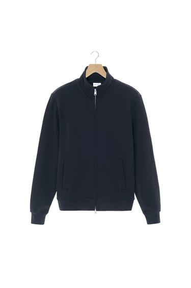 SUDADERA HEAVYWEIGHT CREMALLERA - Marino oscuro de Zara