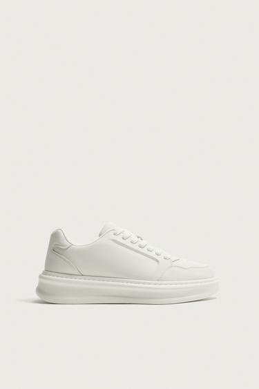 CHUNKY BASKET SNEAKERS — White 1