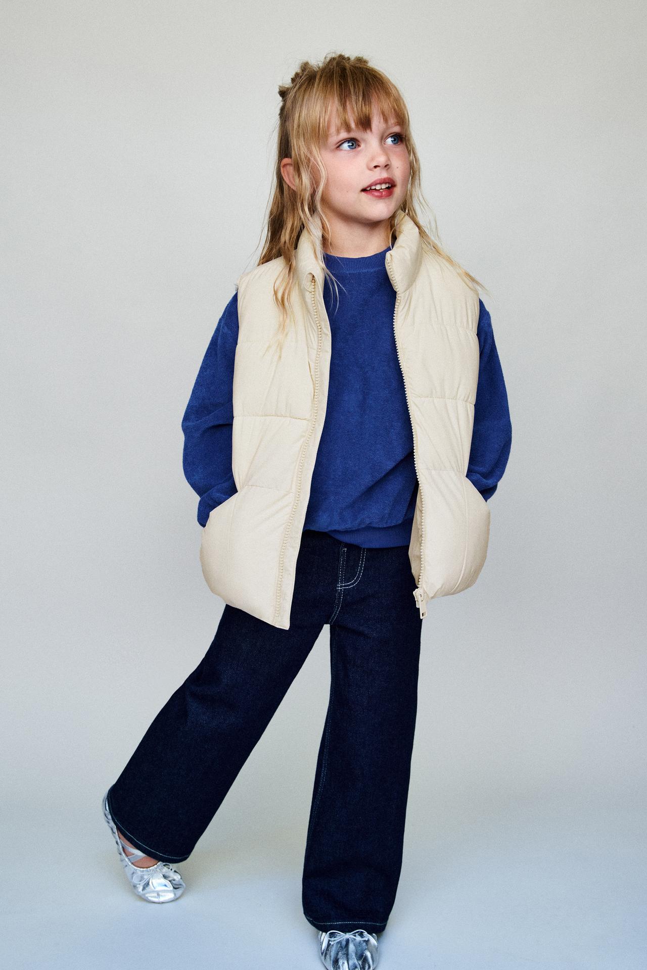WATER REPELLENT VEST — Ecru