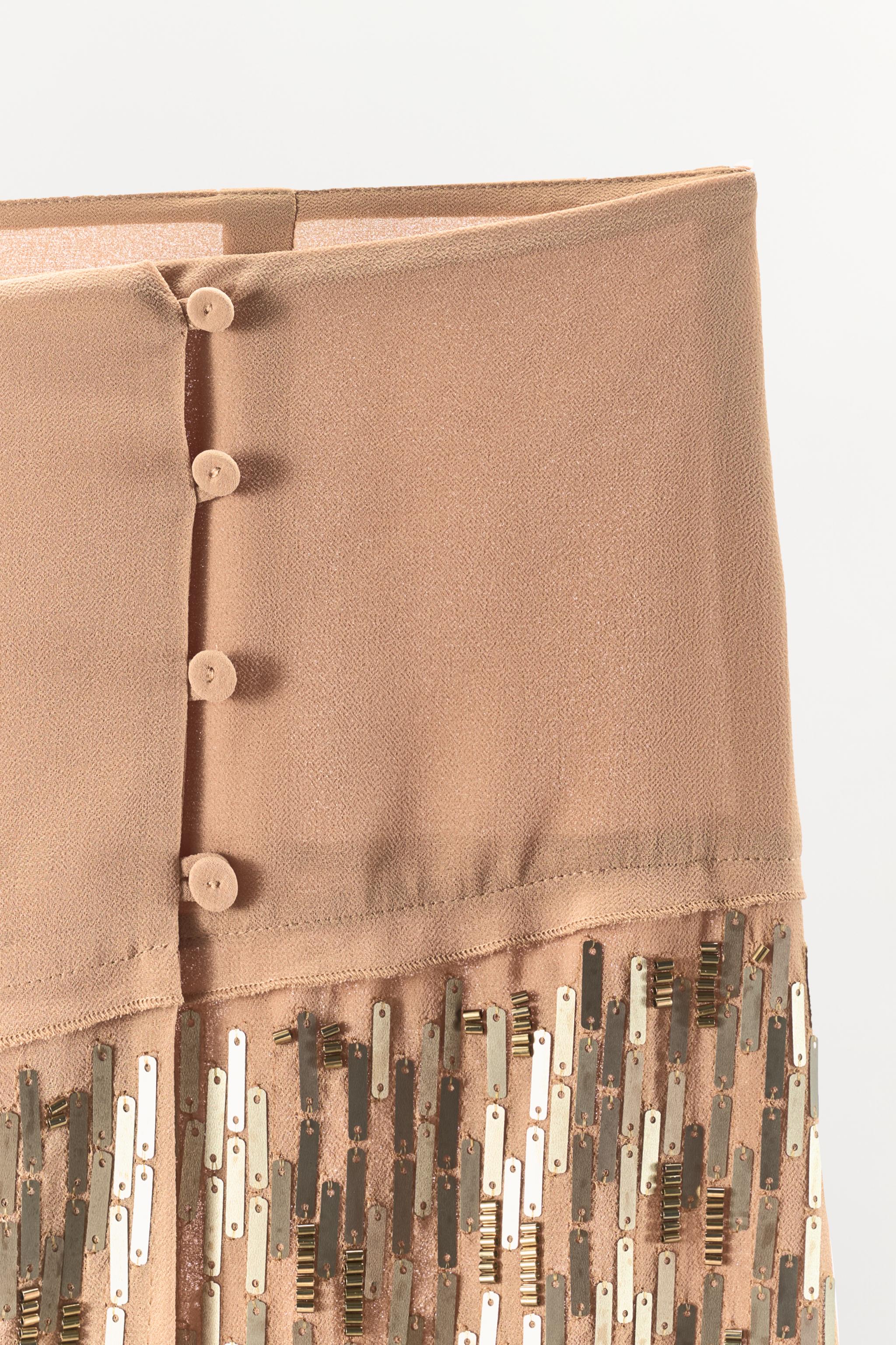 SEQUIN MIDI SKIRT - thumbnail 6