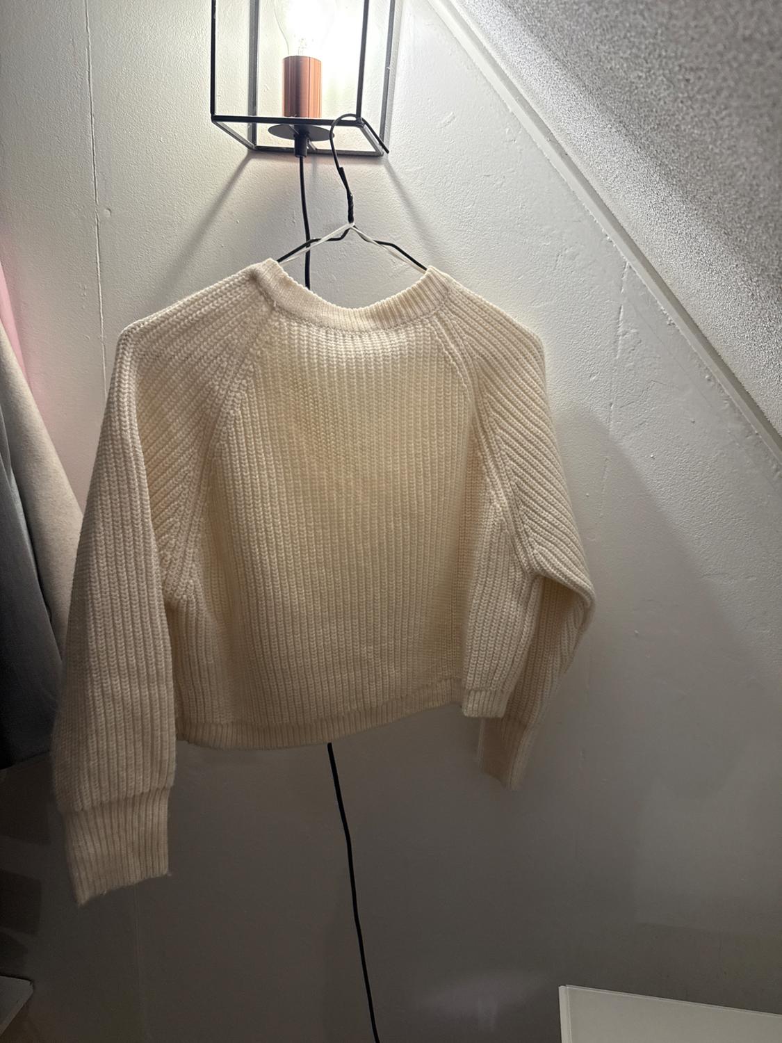 PURL KNIT CROPPED SWEATER - Image 2