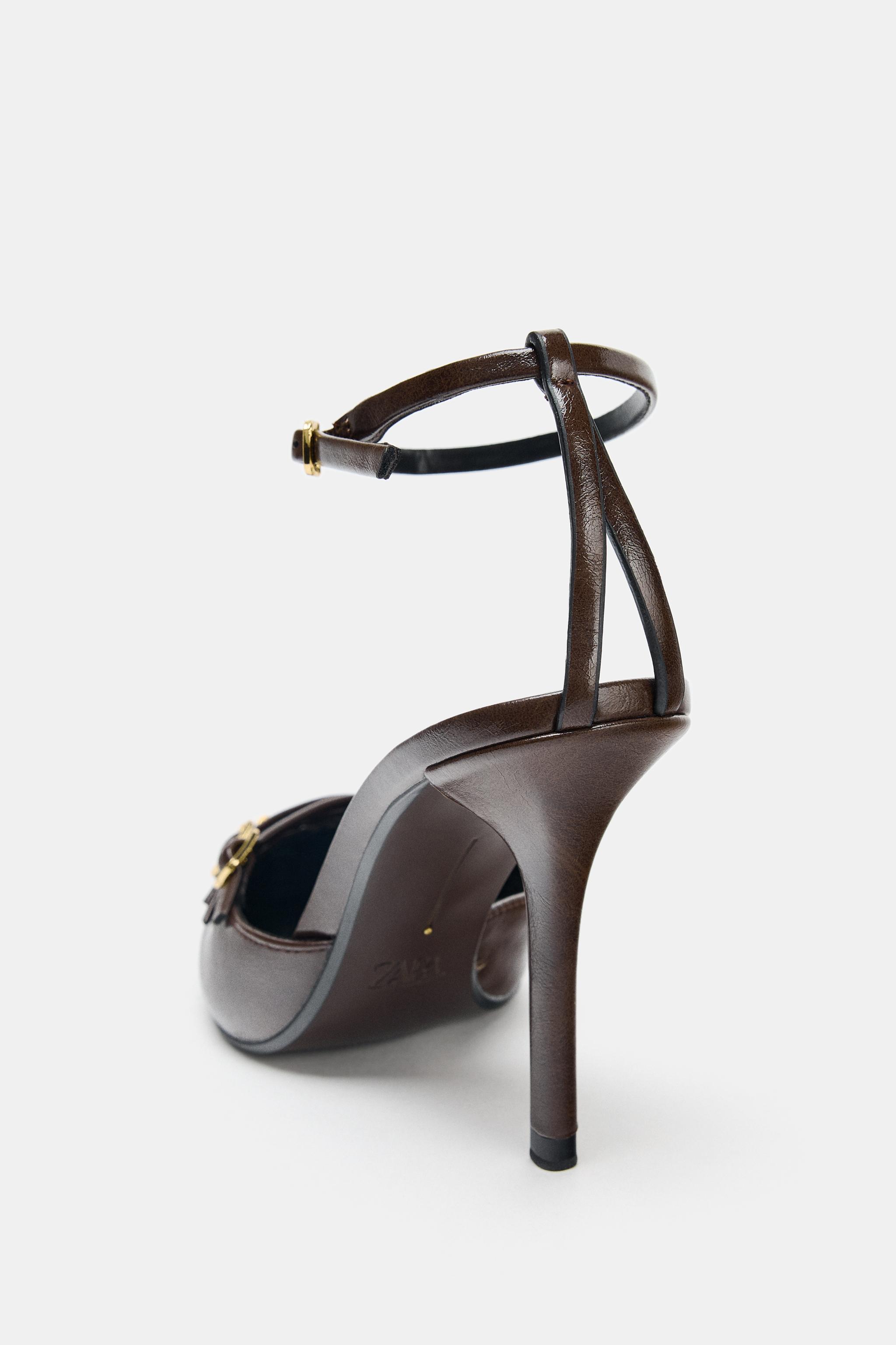 TOKALI TOPUKLU AYAKKABI - Kahverengi | ZARA Türkiye / Turkey