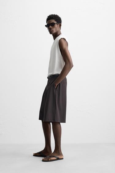 RELAXED FIT SLOGAN TANK TOP - White by Zara - Image 3