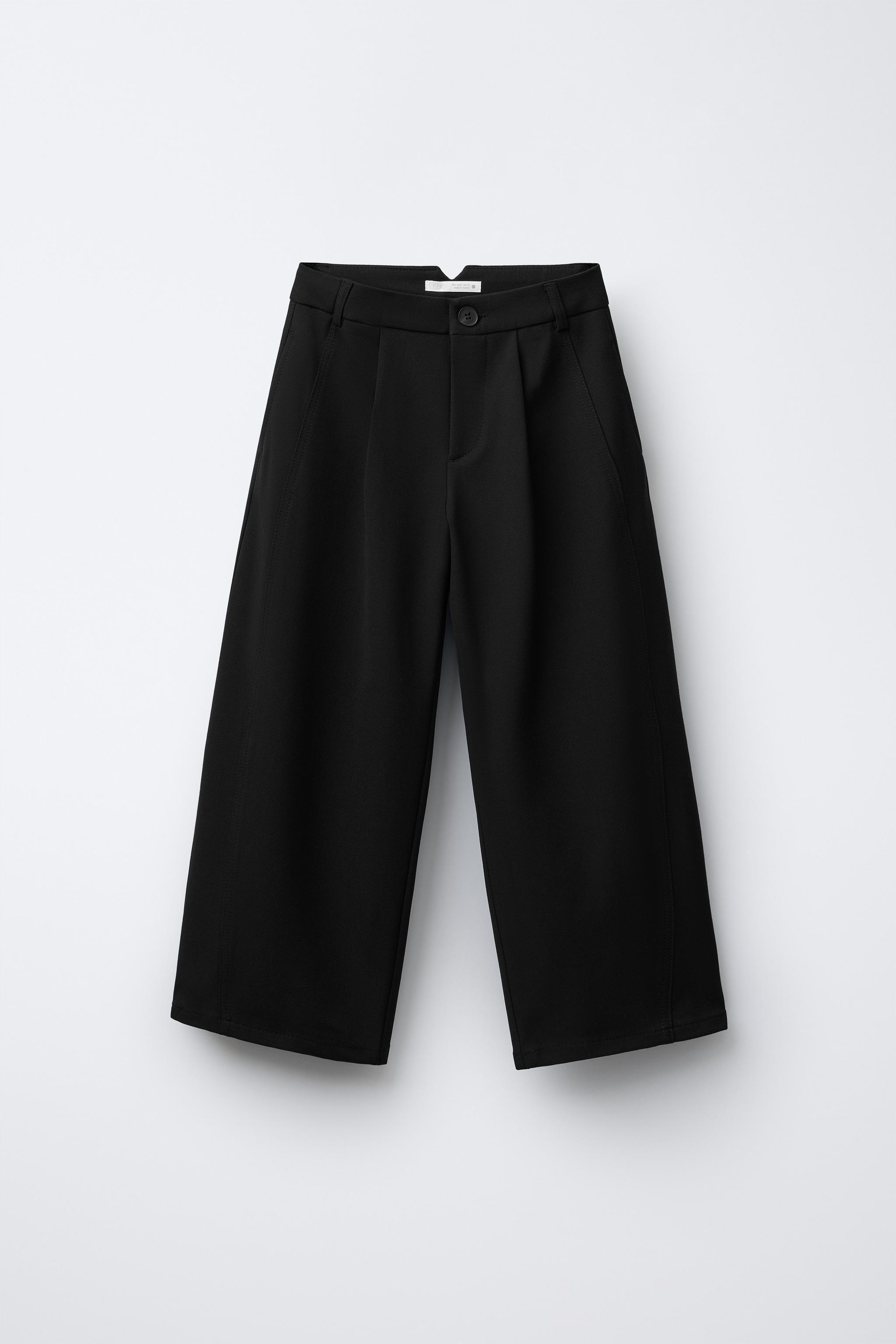 PLEATED BARREL PANTS