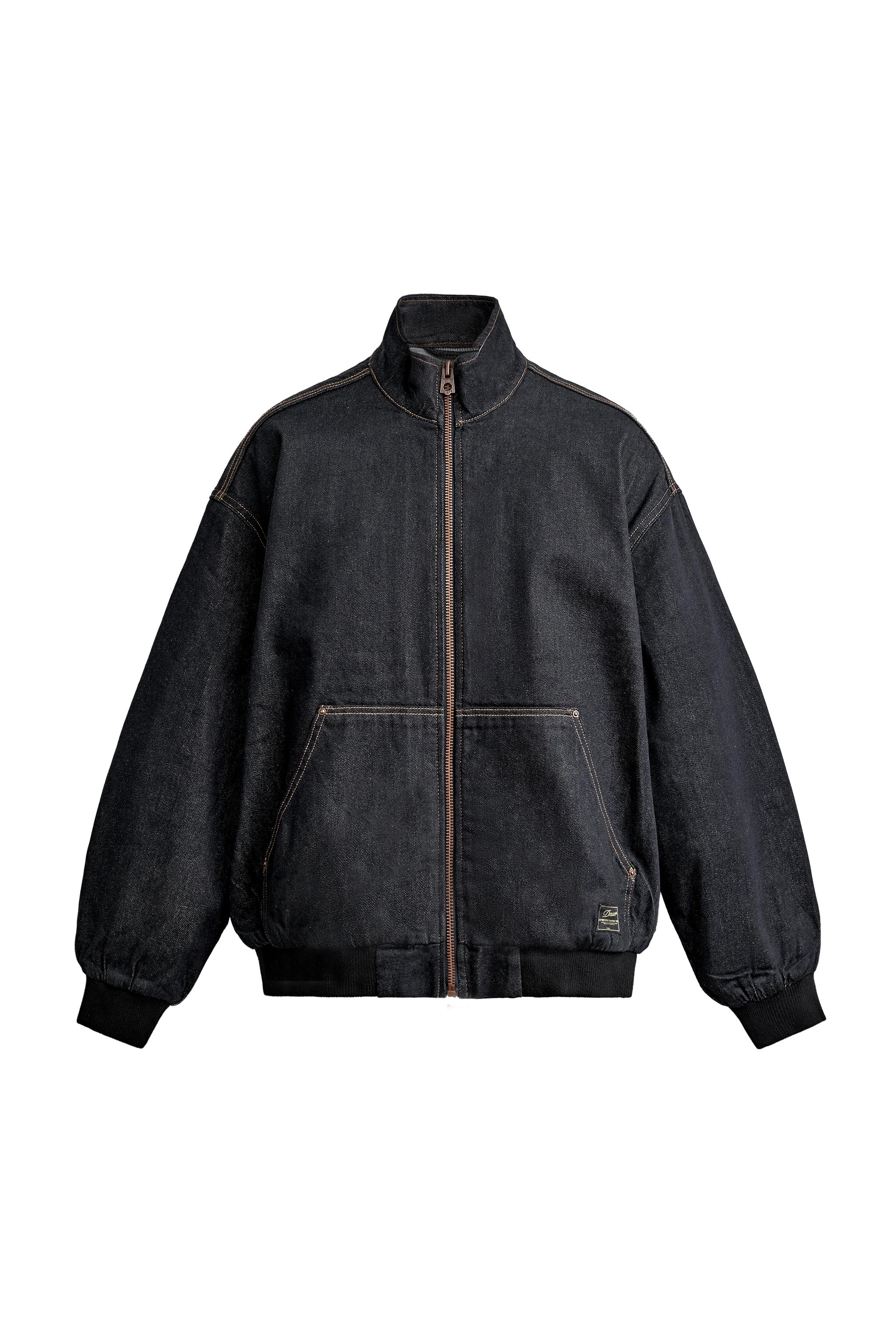 CAZADORA DENIM ACOLCHADA RELAXED FIT