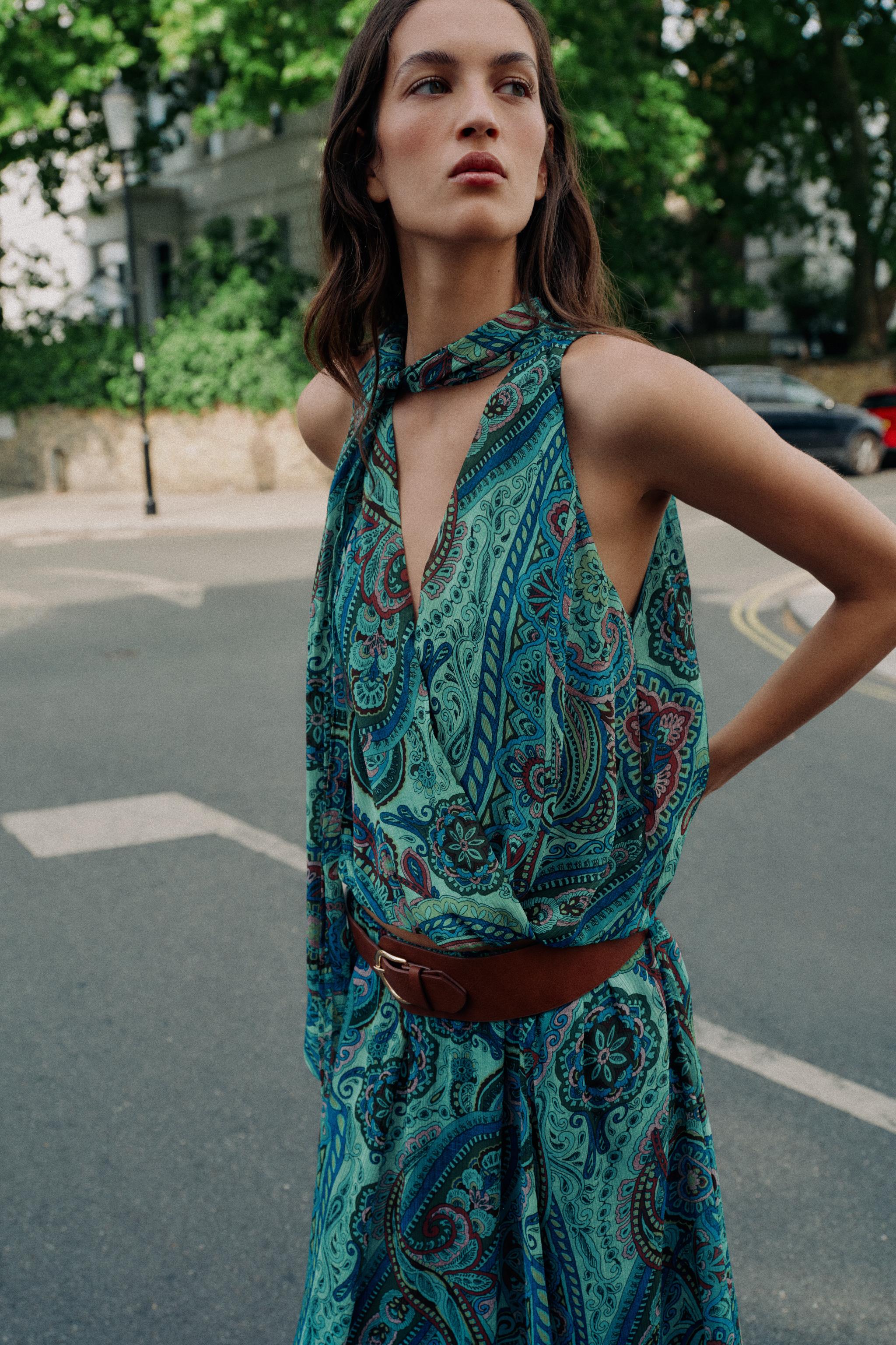BOW PRINT TOP