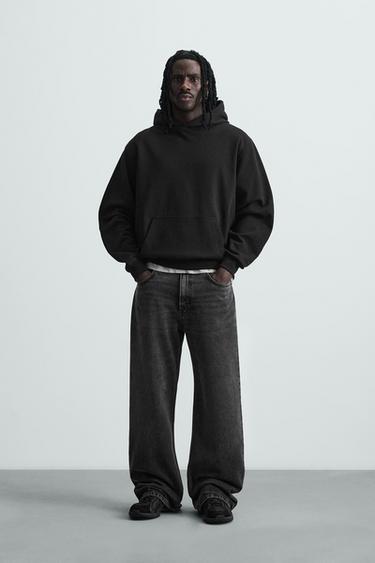 BASIC HOODIE - Black by Zara - Image 0