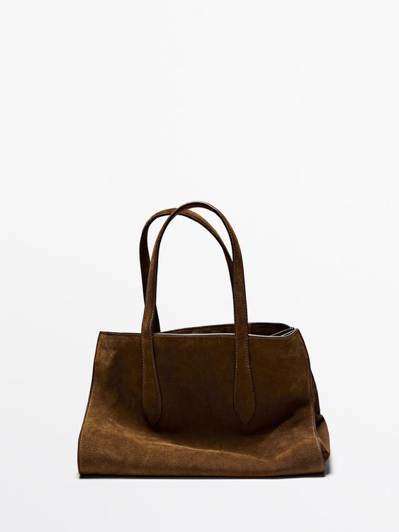 Split leather mid-sized MD ICON bag
