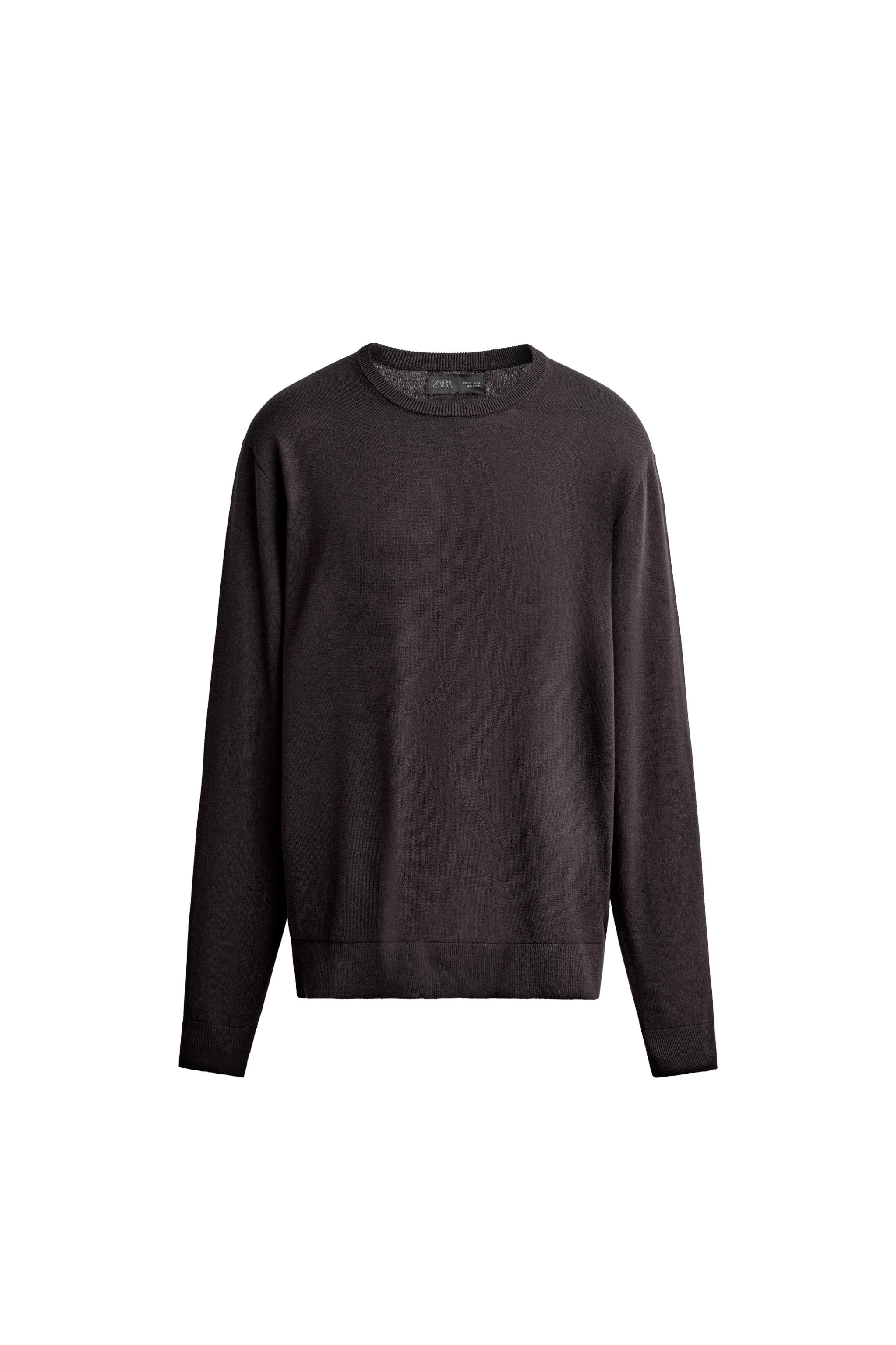 COTTON BLEND REGULAR FIT SWEATER