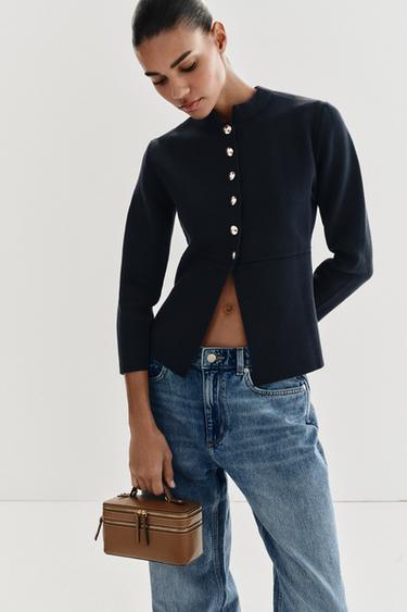 BOLSO VANITY - Tostado oscuro de Zara - Imagen 0