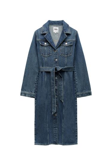 ZW DENIM DRESS WITH POCKETS