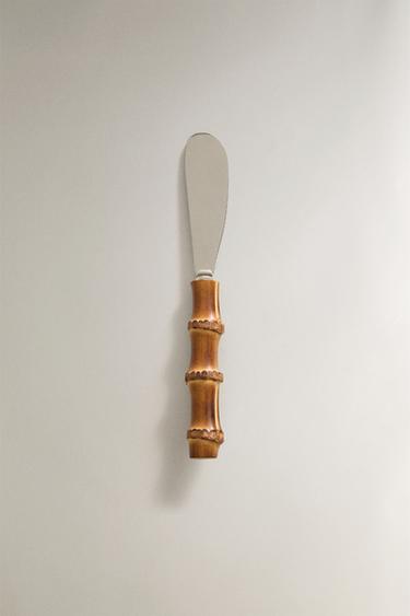 BAMBOO BUTTER KNIFE - Brown by Zara - Image 0