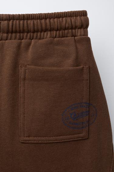 CHAMPION ® X ZARA BALLOON FLEECE TROUSERS - Brown by Zara - Image 3