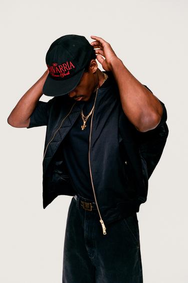 WILLY CHAVARRIA X ZARA OVERSIZE BOMBER GILET - Black by Zara - Image 2