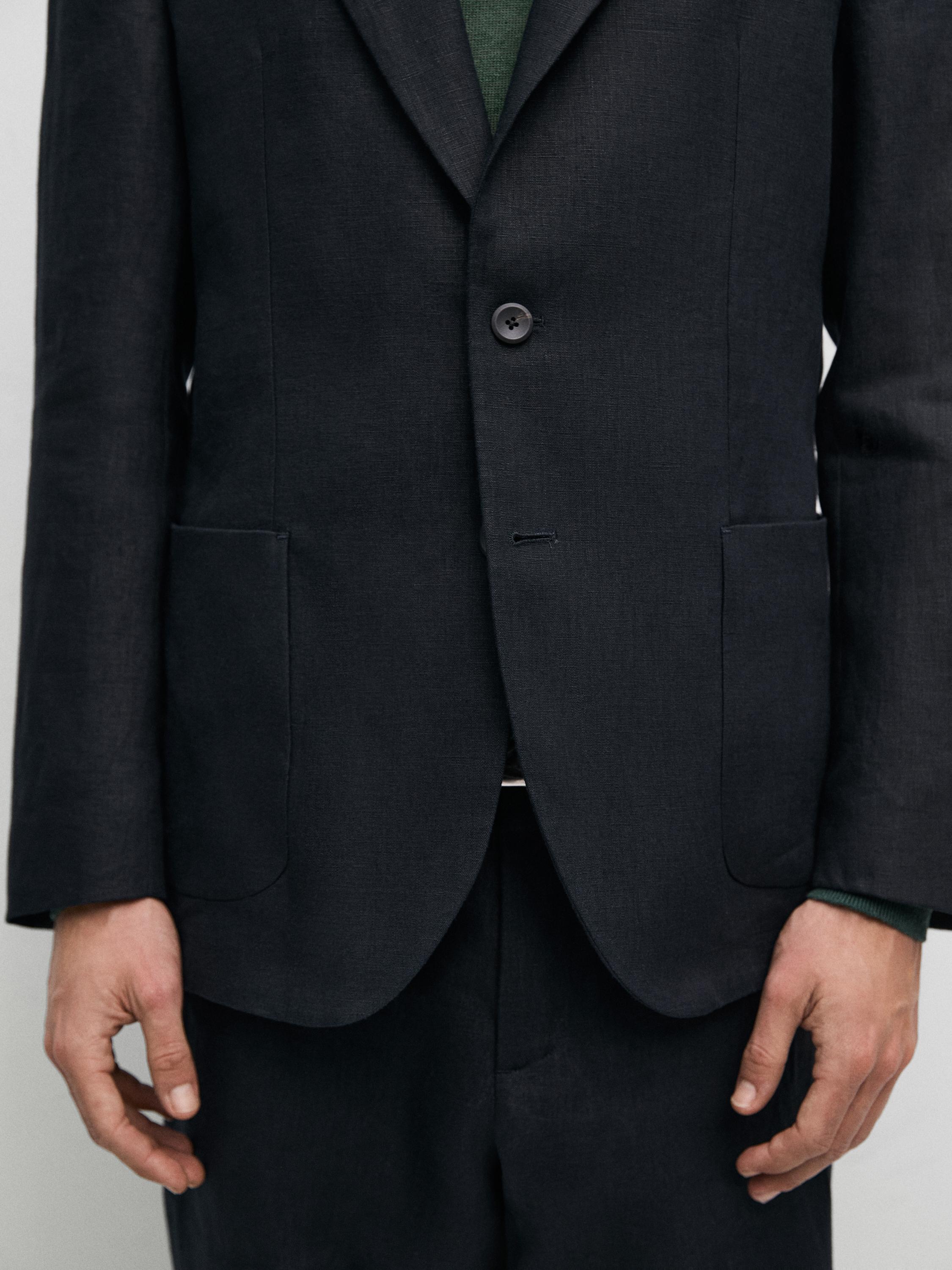 Veste de costume 100 % lin
