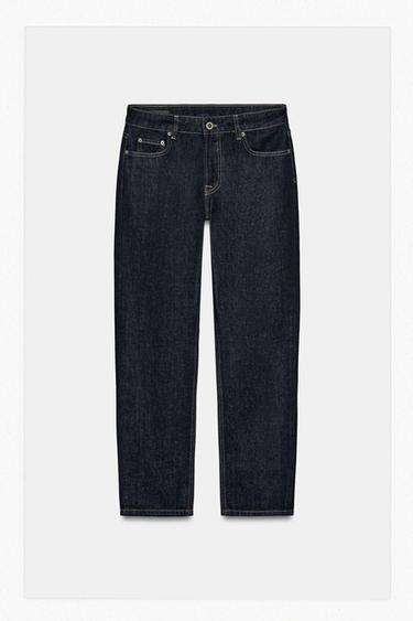 JEANS ZW COLLECTION CIGARRETE TIRO MEDIO - Azul de Zara