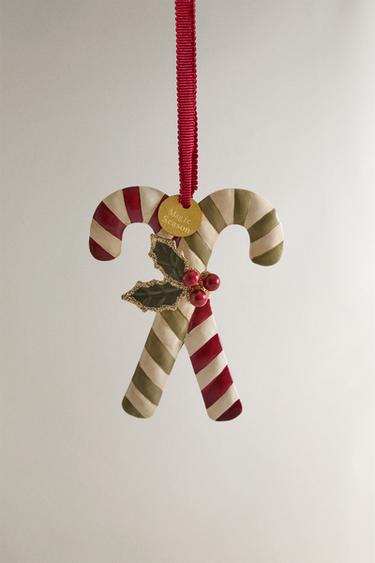 CANDY CANE CHRISTMAS TREE DECORATION - Multicoloured by Zara - Image 0