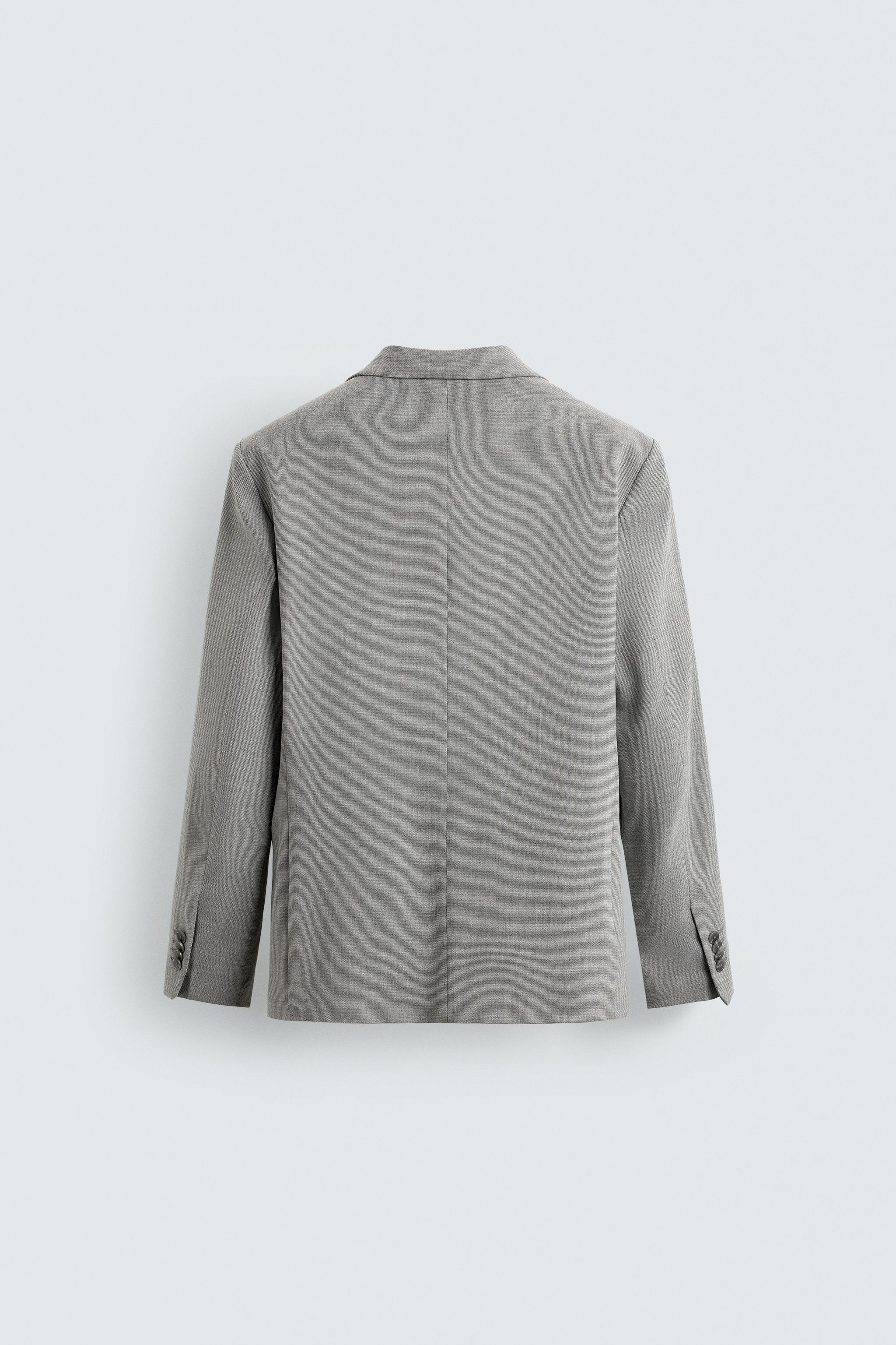 SLIM FIT WOOL BLEND BLAZER