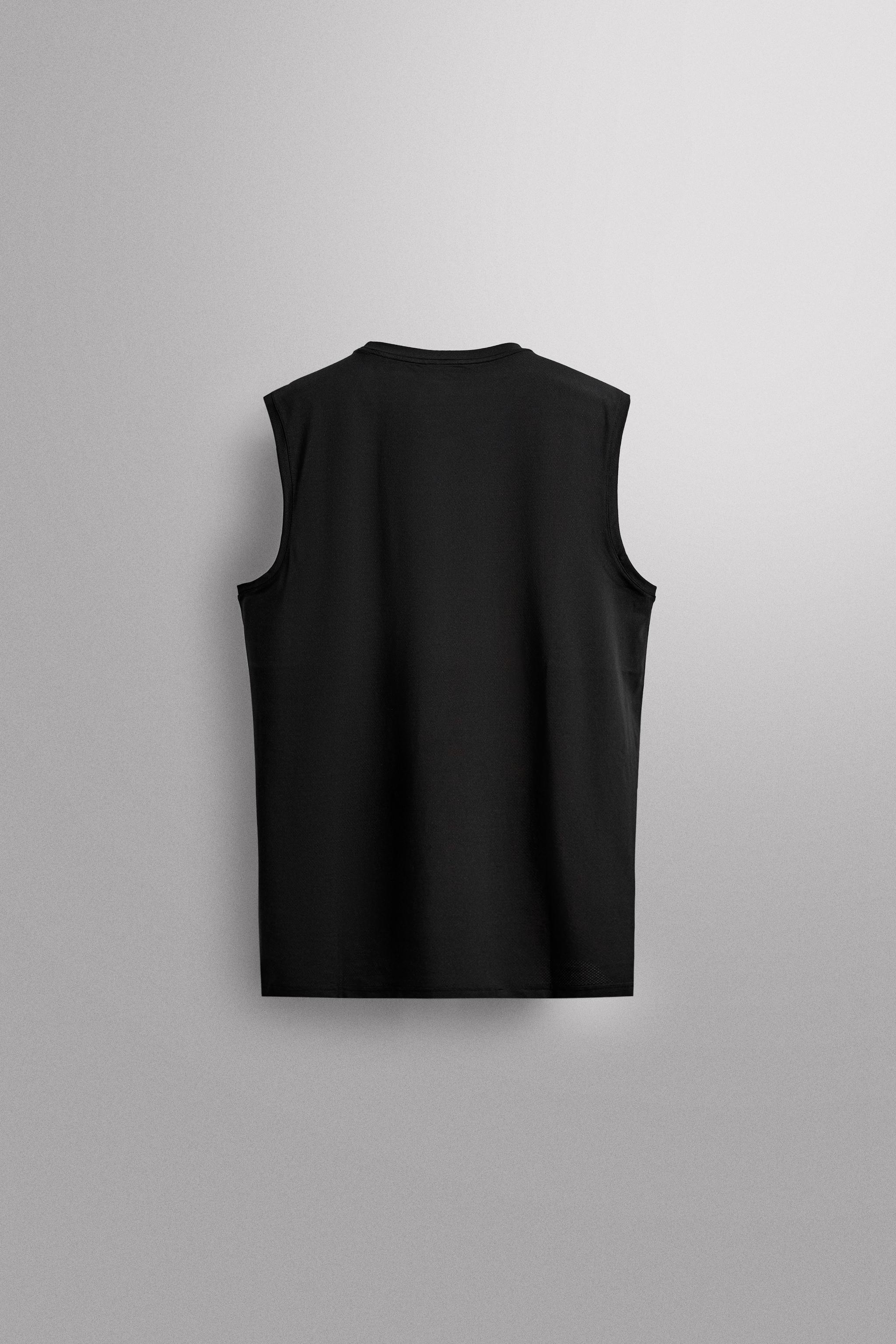 Мужские топы Zara BASIC TECHNICAL TANK TOP — фото 8