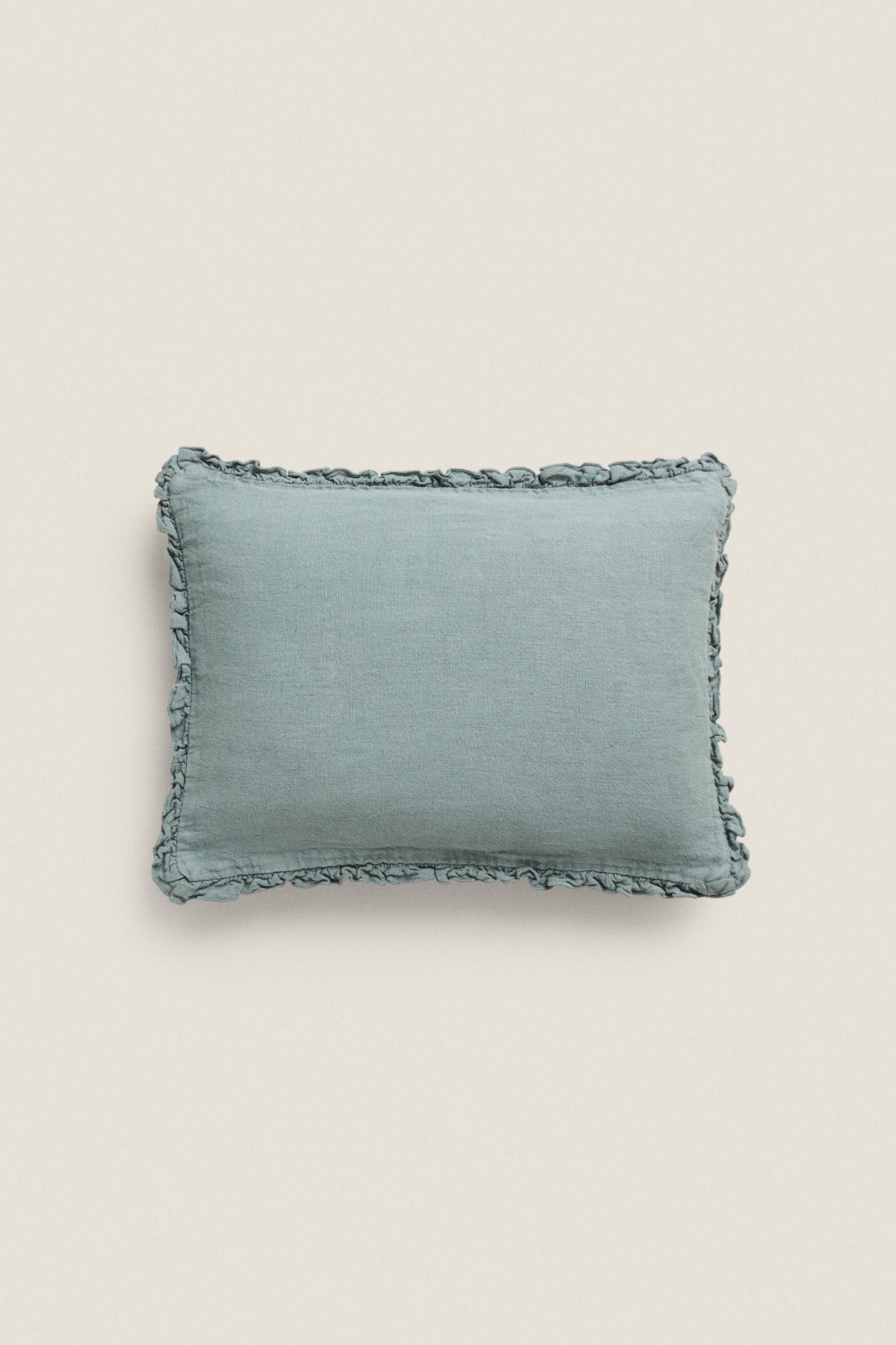 Linen accent clearance pillows