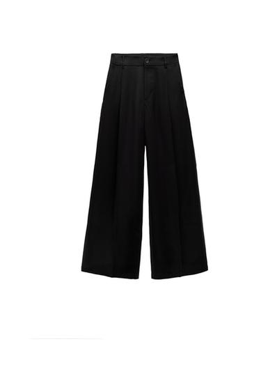 LOOSE-FITTING DARTED TROUSERS