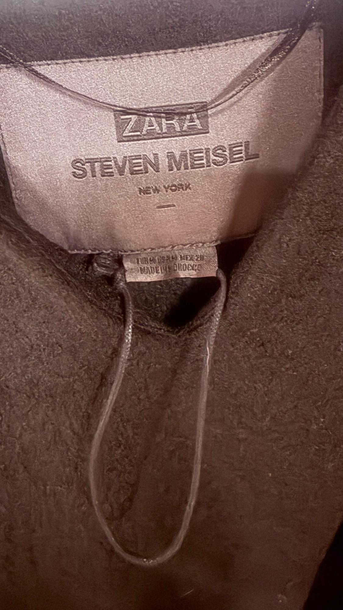 完売新品タグ付き　ウール100%ポンチョ STEVEN MEISEL ZARA WOOL PONCHO STEVEN MEISEL SECOND HAND | Zara Preowned