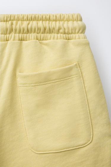 ENSEMBLE T-SHIRT ET BERMUDA SPORT - Jaune de Zara - Image 7
