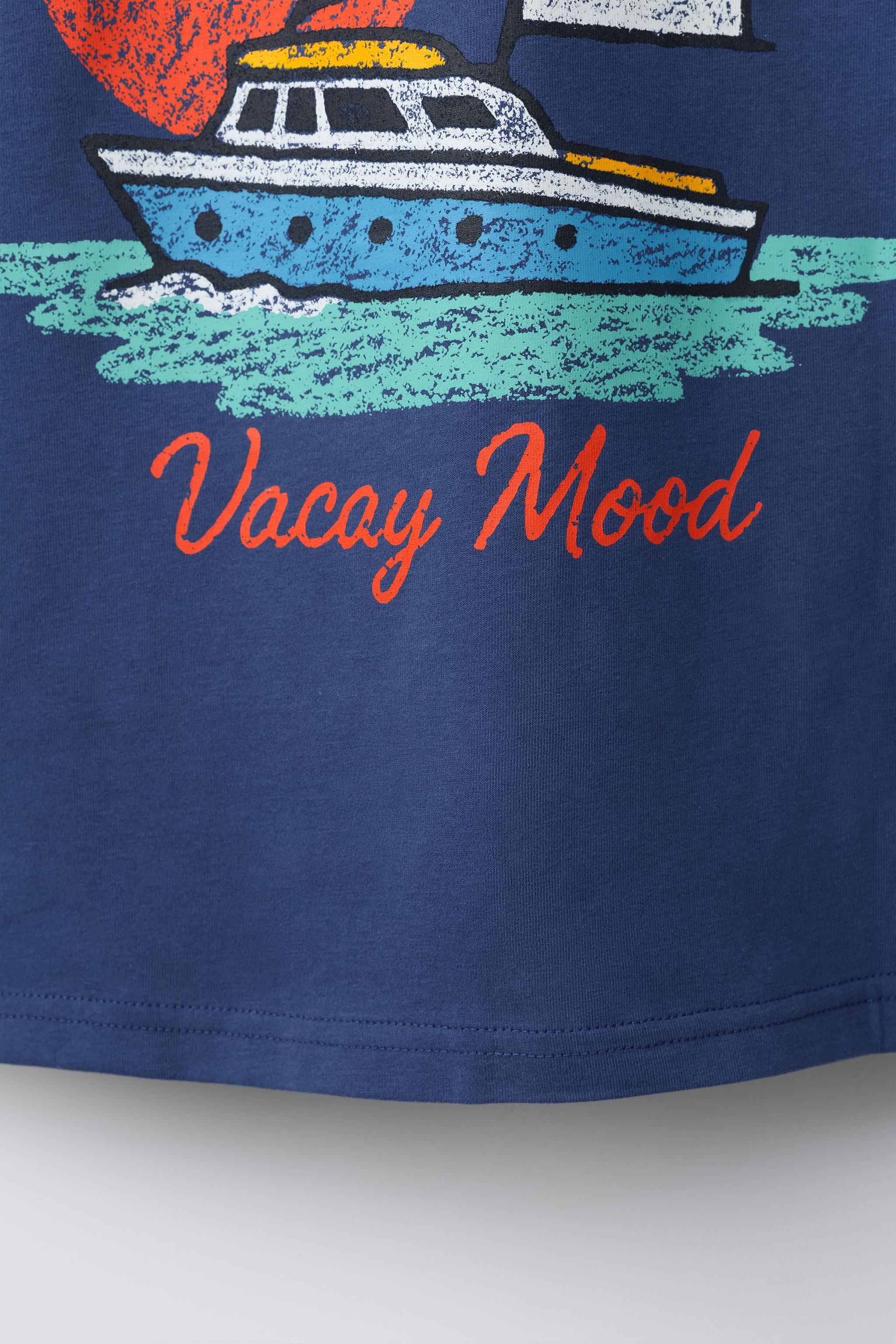 T-SHIRT À IMPRIMÉ VOILIER