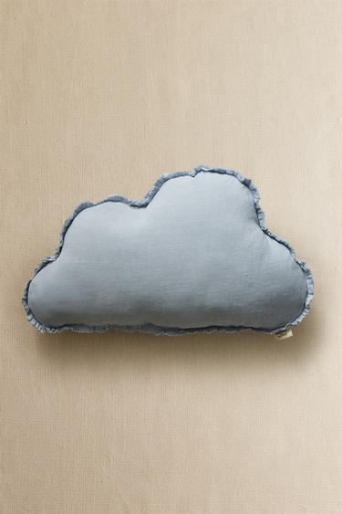COUSSIN ENFANT LIN NUAGE - Bleu clair de Zara