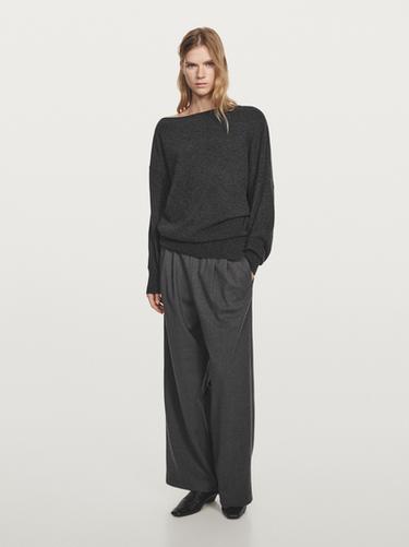 Zara Wool blend trousers with elasticated waistband - 205