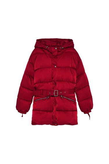 HOODED PUFFER COAT