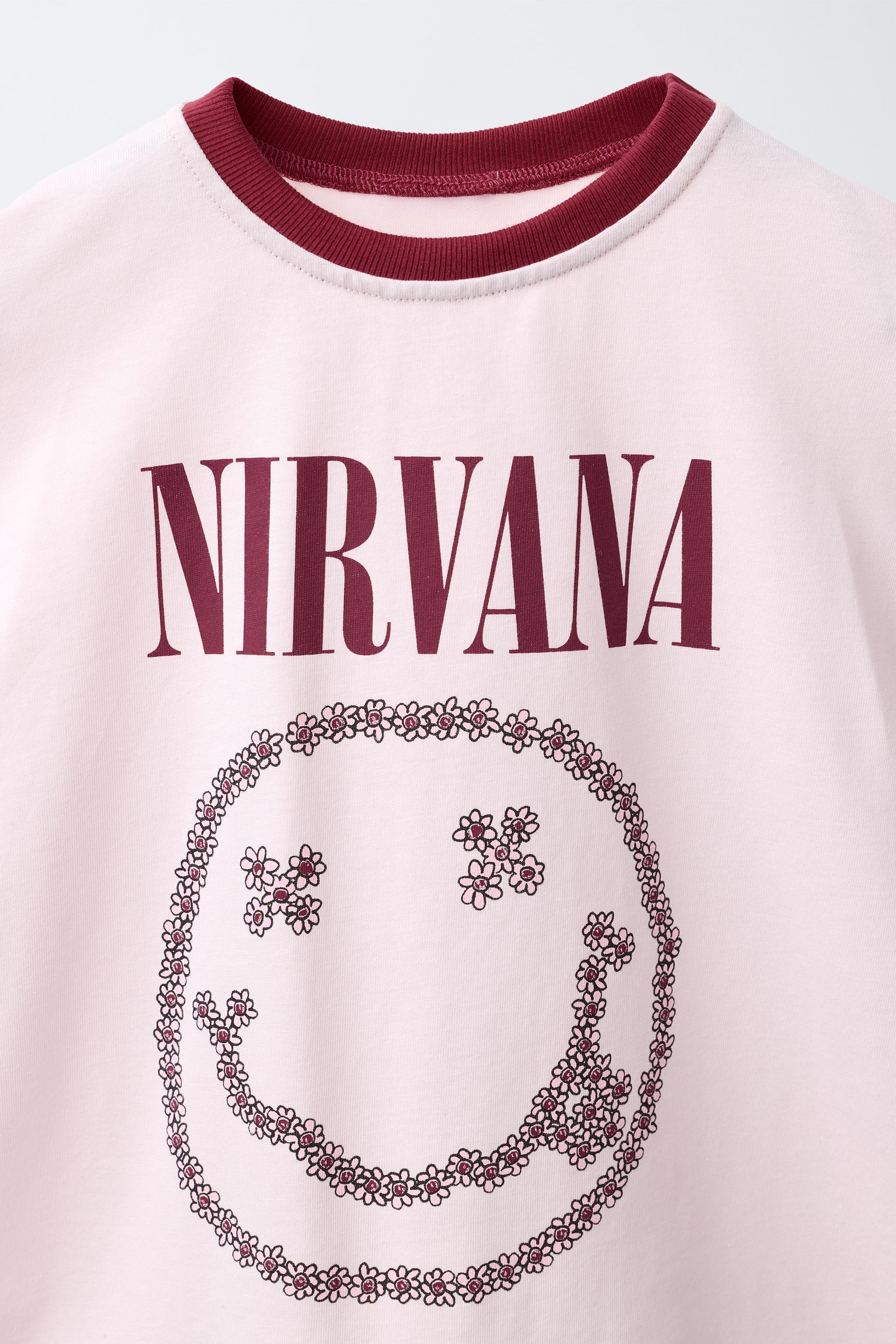 Детские футболки Zara NIRVANA ® PRINT T-SHIRT — фото 4