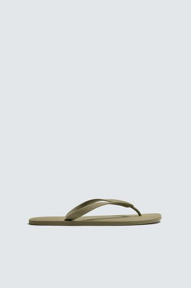 Zaras SANDALER MED REMMAR - Taupe