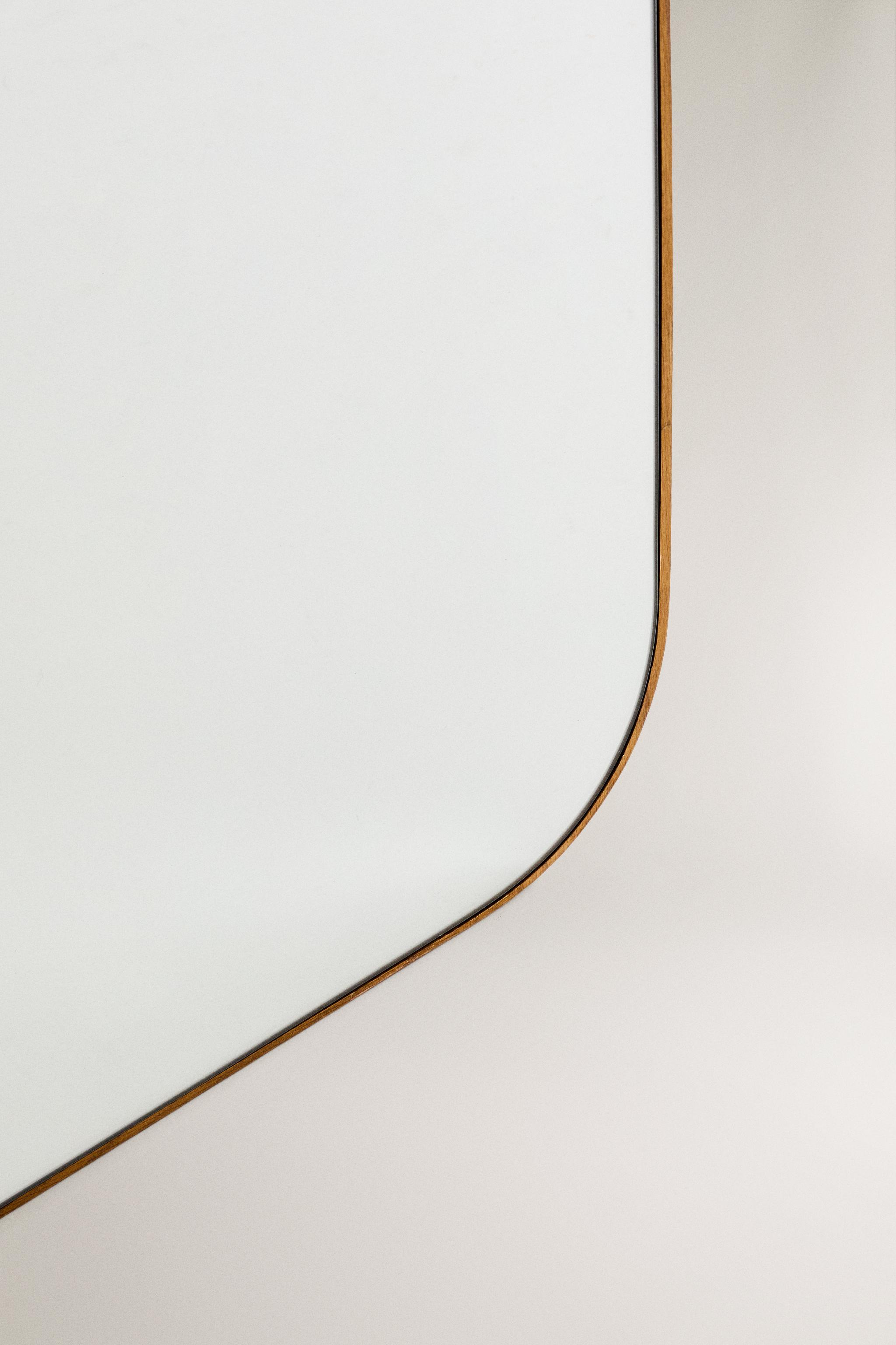 IRREGULAR FULL LENGTH MIRROR — Brown