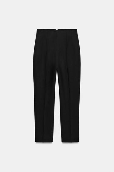PANTALON TAILLE HAUTE - Noir de Zara - Image 6